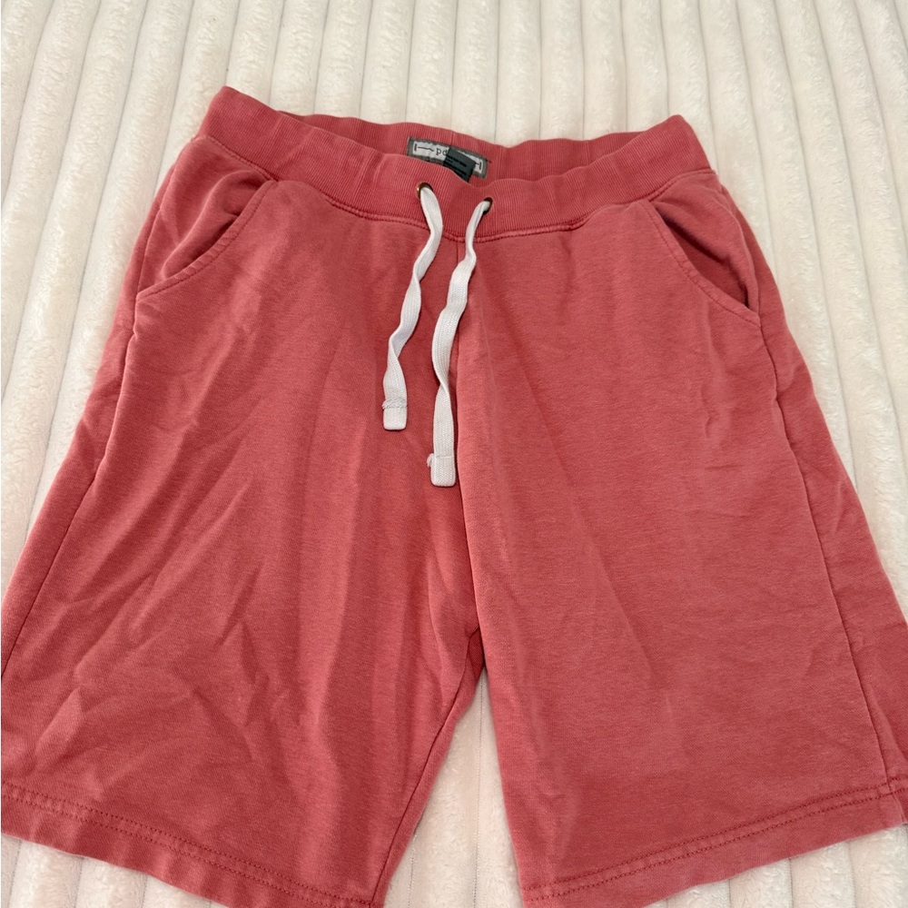 Men's Casual Red Shorts